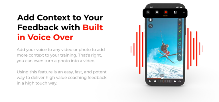 add feedback with voice over notes jude read golf coach